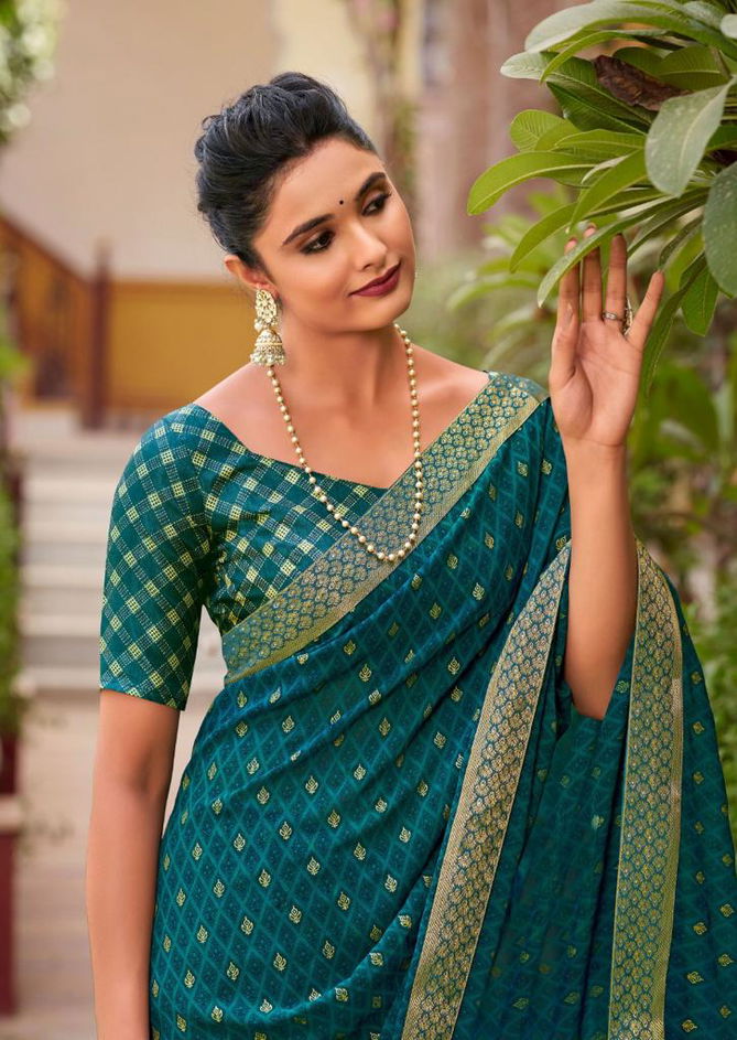 Kashvi Dhriti Printed Regular Wear Georgette Saree Collection